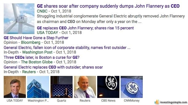 Management changes can be good or bad for a stock depending on how the market reacts.