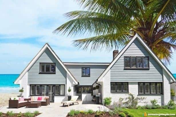 A short term rental like this beach house would be a great vacation spot.