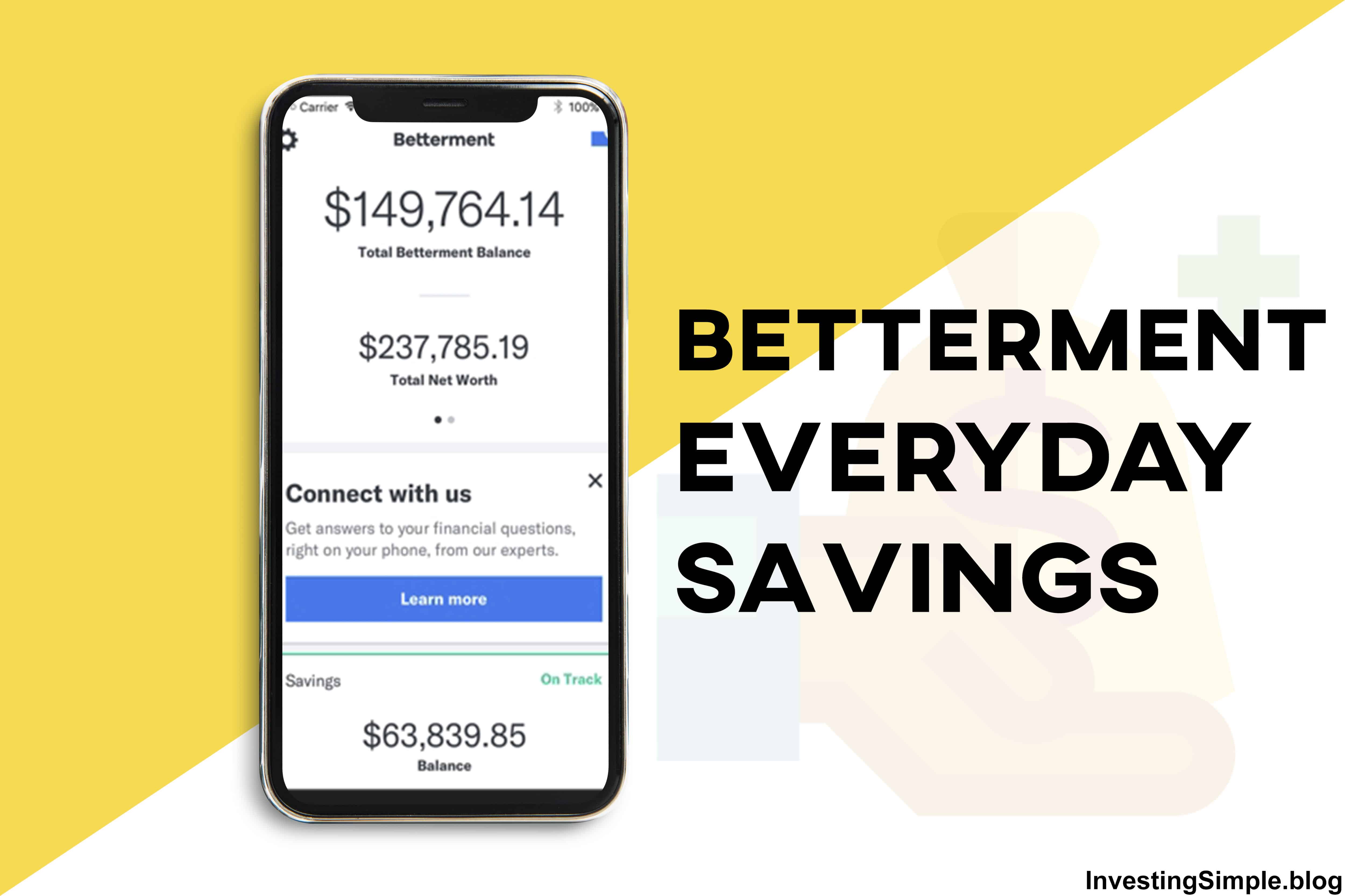 Betterment Everyday Savings
