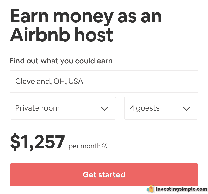 How much money you can make with Airbnb Hosting.