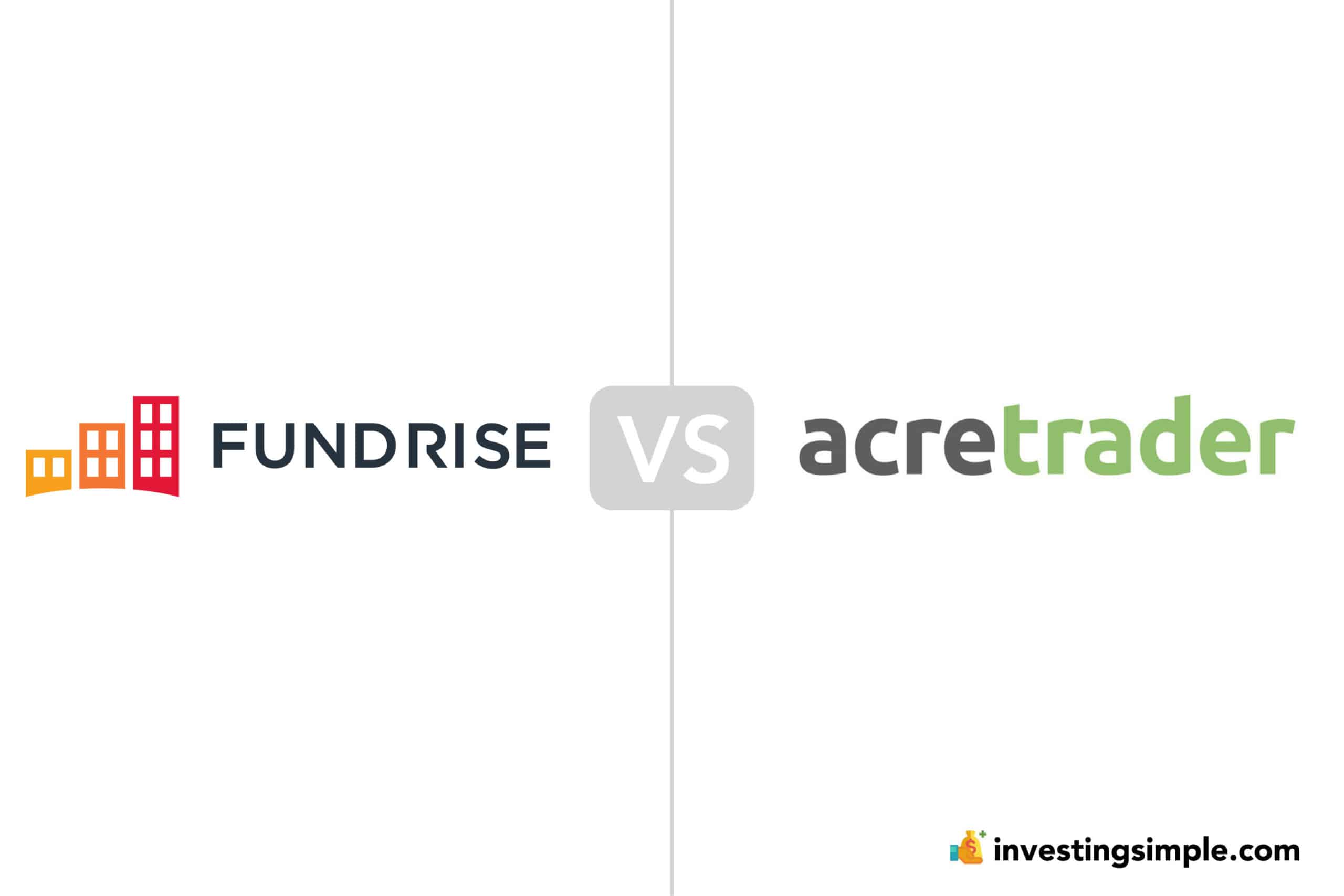 acretrader farmland investment vs fundrise real estate investment