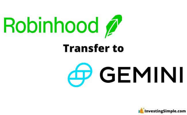 how to transfer from robinhood to gemini