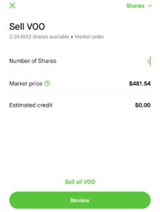 Robinhood how to sell a stock