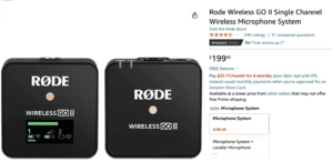 rode interview mic setup