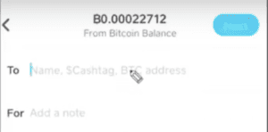 Cash App send bitcoin to coinbase