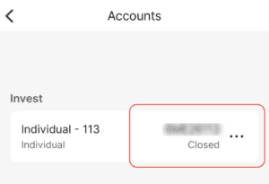 M1 Finance account number