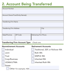 Fidelity Account Transfer