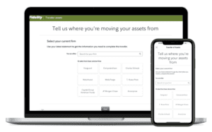 Transfer a brokerage account to Fidelity