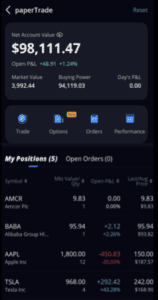 Webull trading simulator 